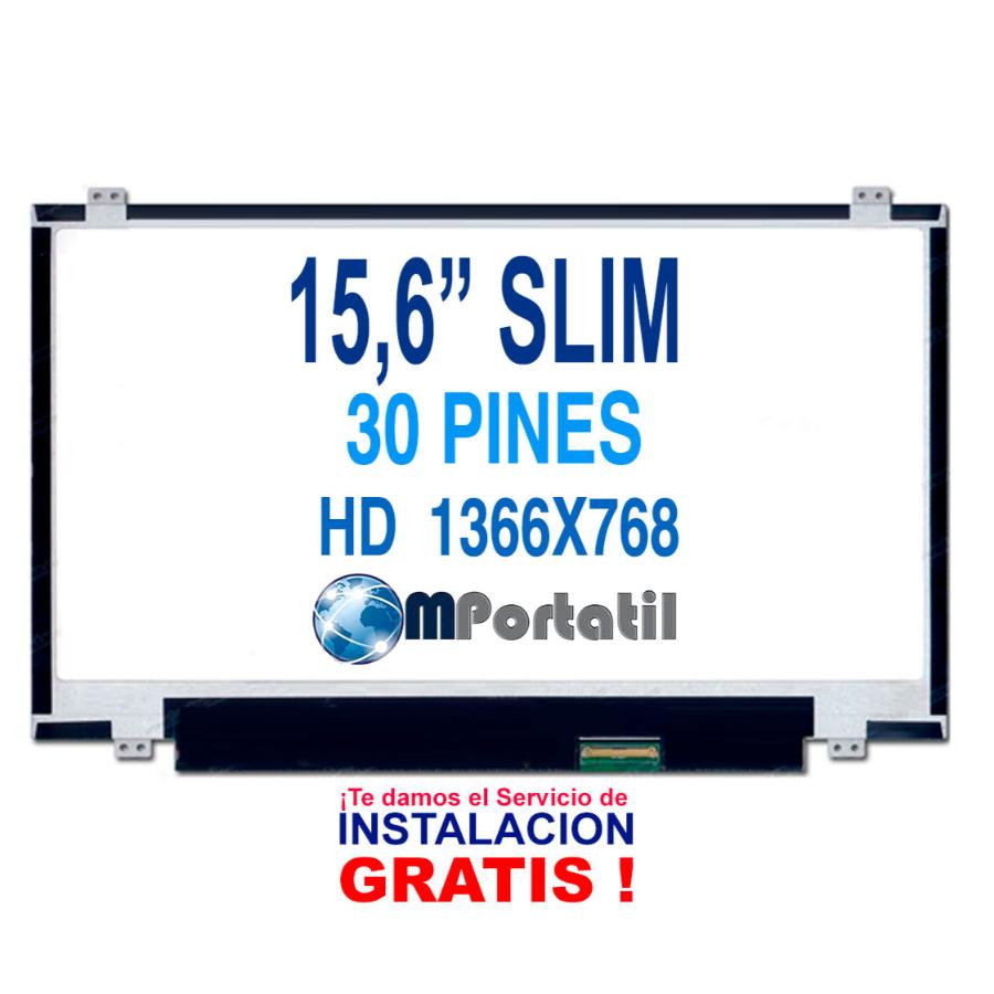 Pantalla Notebook 15,6 HD Slim 30pin_venta_de_repuestos_para_notebook