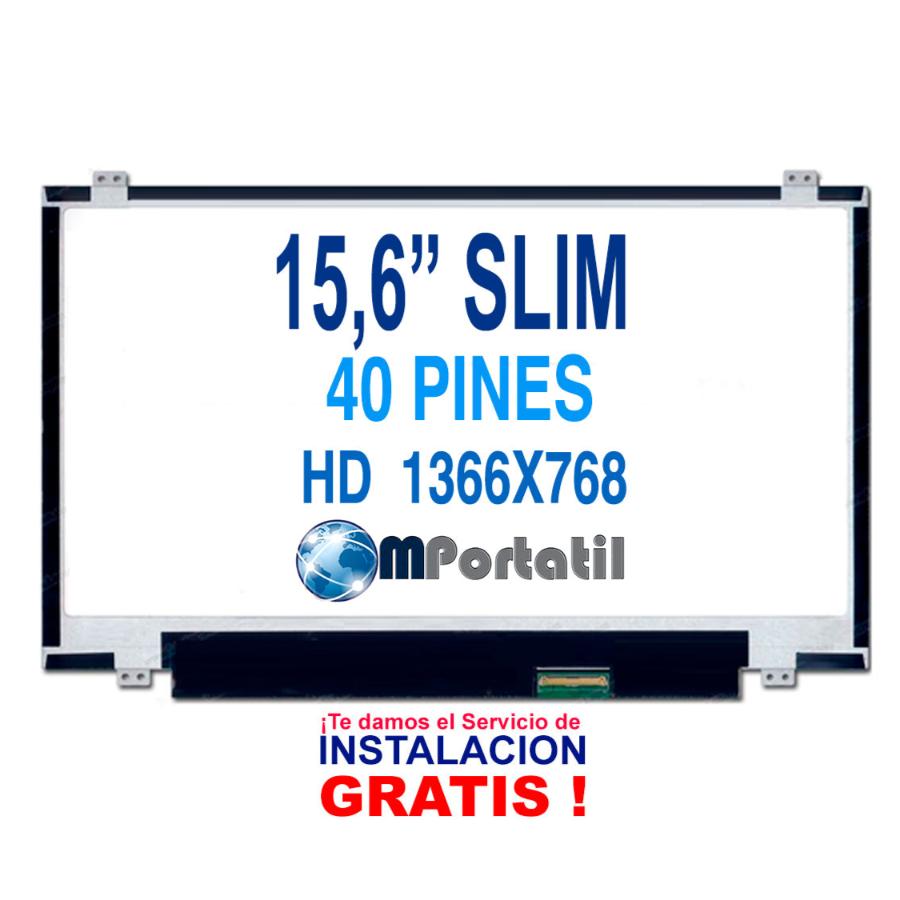 Pantalla Notebook 15,6 HD Slim 40pin_venta_de_repuestos_para_notebook