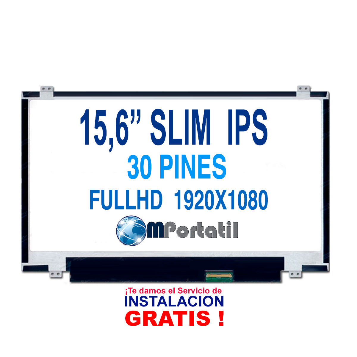 Pantalla Notebook 15,6 Full Hd IPS 30pin Slim_venta_de_repuestos_para_notebook