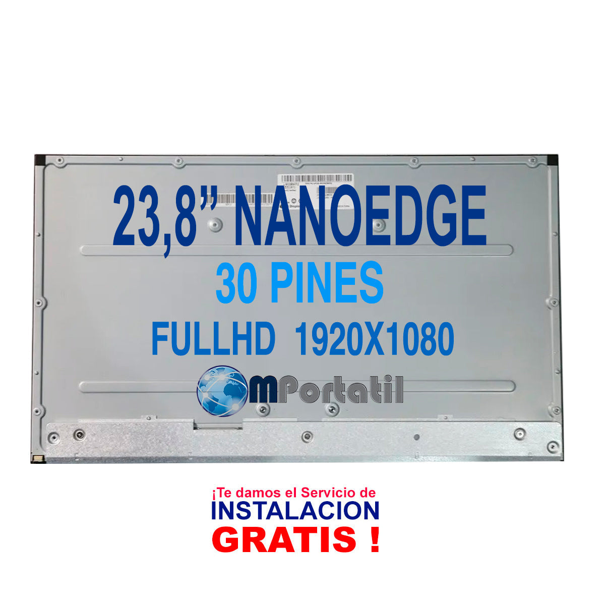 Pantalla 23,8" Full Hd NanoEdge IPS 30pin 60hz_venta_de_repuestos_para_notebook